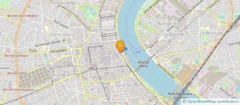 localisation de l'entreprise DIRECTION INTERREGIONALE DES DOUANES NOUVELLE-AQUITAINE à BORDEAUX