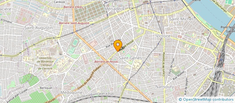 localisation de l'entreprise DIRECTION INTERREGIONALE DES SERVICES PENITENTIAIRES BORDEAUX - SUD-OUEST à BORDEAUX
