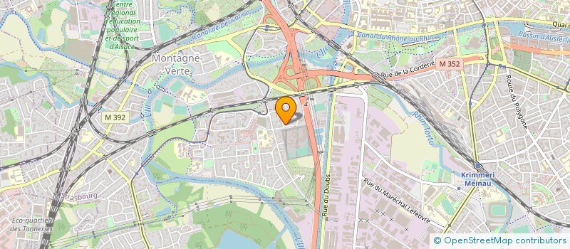 localisation de l'entreprise DIRECTION INTERREGIONALE DES SERVICES PENITENTIAIRES STRASBOURG - GRAND-EST à STRASBOURG