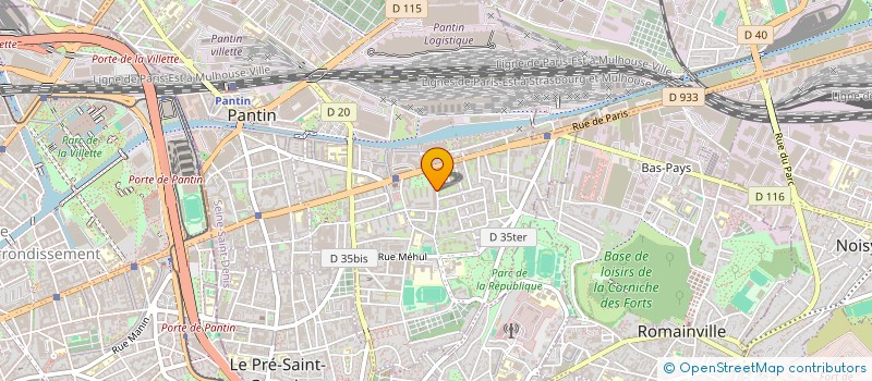 localisation de l'entreprise DIRECTION NATIONALE D'ENQUETES FISCALES à ROMAINVILLE