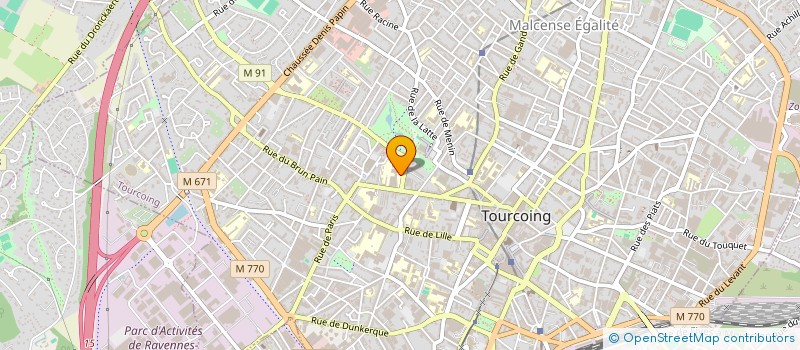 localisation de l'entreprise DIRECTION NATIONALE DU RECRUTEMENT ET DE LA FORMATION PROFESSIONNELLE à TOURCOING