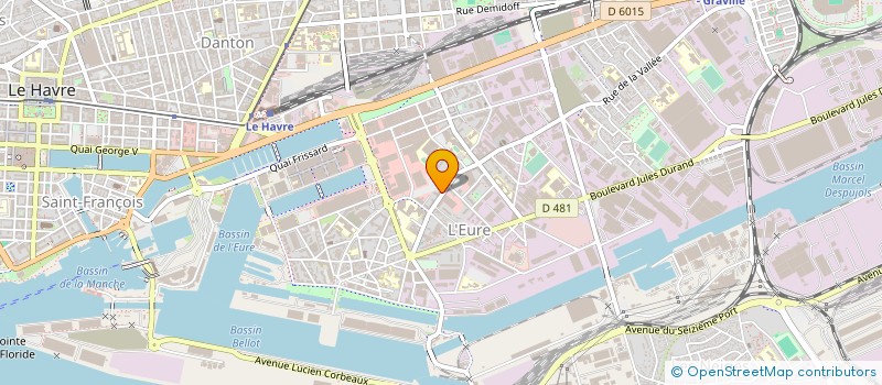 localisation de l'entreprise DIRECTION NATIONALE GARDE-COTES DES DOUANES à LE HAVRE