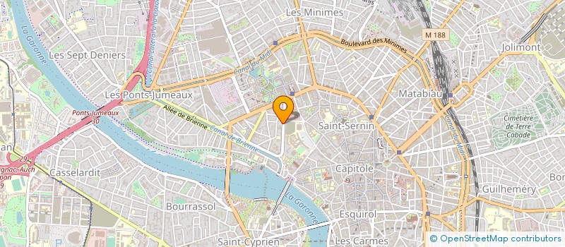 localisation de l'entreprise DIRECTION REGIONALE DE L ALIMENTATION DE L'AGRICULTURE ET DE LA FORET OCCITANIE à TOULOUSE