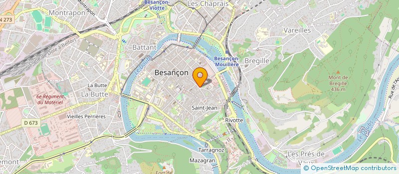 localisation de l'entreprise DIRECTION REGIONALE DE L ECONOMIE, DE L EMPLOI, DU TRAVAIL ET DES SOLIDARITES BOURGOGNE FRANCHE COMTE à BESANCON