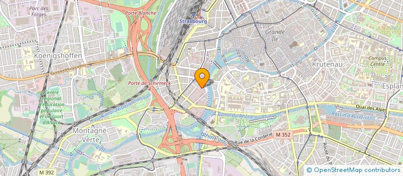 localisation de l'entreprise DIRECTION REGIONALE DE L'ECONOMIE, DE L'EMPLOI, DU TRAVAIL ET DES SOLIDARITES GRAND-EST à STRASBOURG