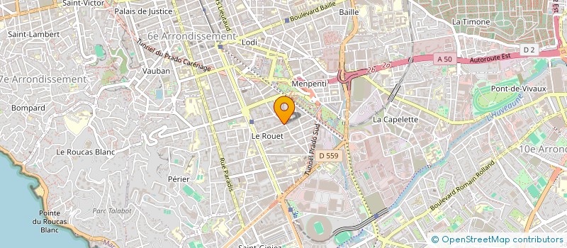 localisation de l'entreprise DIRECTION REGIONALE DE L'ECONOMIE, DE L'EMPLOI, DU TRAVAIL ET DES SOLIDARITES PROVENCE-ALPES-COTE D'AZUR à MARSEILLE