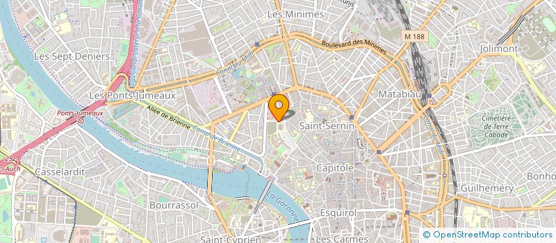 localisation de l'entreprise DIRECTION REGIONALE DE L'ENVIRONNEMENT DE L'AMENAGEMENT ET DU LOGEMENT OCCITANIE à TOULOUSE