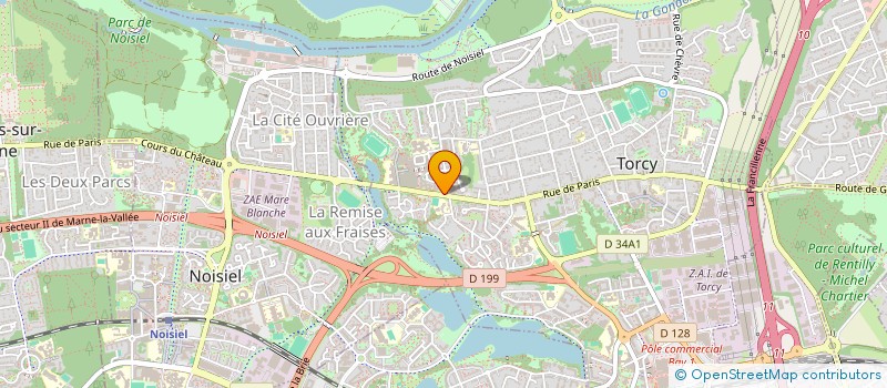 localisation de l'entreprise DIRECTION REGIONALE DES DOUANES PARIS-EST à TORCY