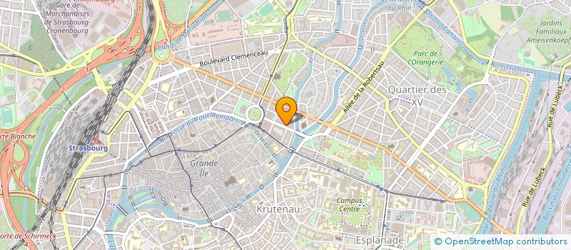localisation de l'entreprise DIRECTION REGIONALE DES DOUANES STRASBOURG à STRASBOURG