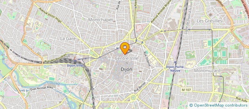 localisation de l'entreprise DIRECTION REGIONALE FINANCES PUBLIQUES BOURGOGNE-FRANCHE-COMTE ET DEPARTEMENT COTE D'OR à DIJON