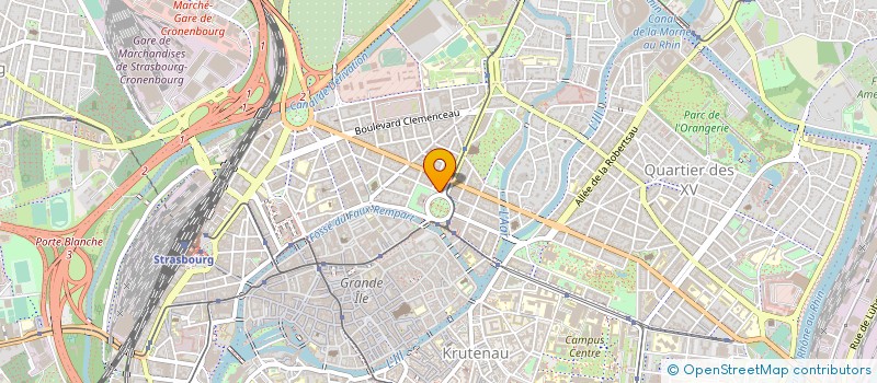localisation de l'entreprise DIRECTION REGIONALE FINANCES PUBLIQUES GRAND EST ET DEPARTEMENT BAS RHIN à STRASBOURG