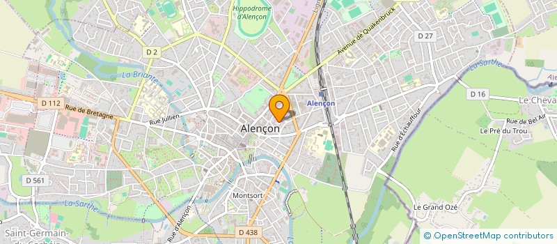localisation de l'entreprise DIRECTION REGIONALE TASS à ALENCON