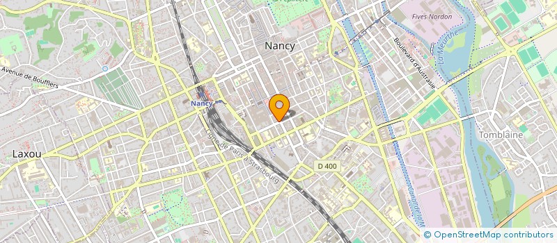 localisation de l'entreprise DIRECTION SPECIALISEE DE CONTROLE FISCAL EST à NANCY