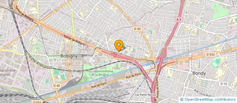 localisation de l'entreprise DIRECTION TERRITORIALE DE LA SECURITE DE PROXIMITE - SEINE-SAINT-DENIS à BOBIGNY