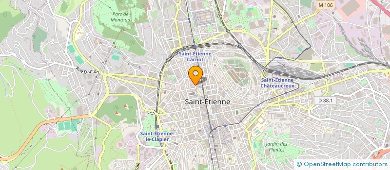 localisation de l'entreprise DIRECTION TERRITORIALE PROTECTION JUDICIAIRE JEUNESSE LOIRE à SAINT-ETIENNE