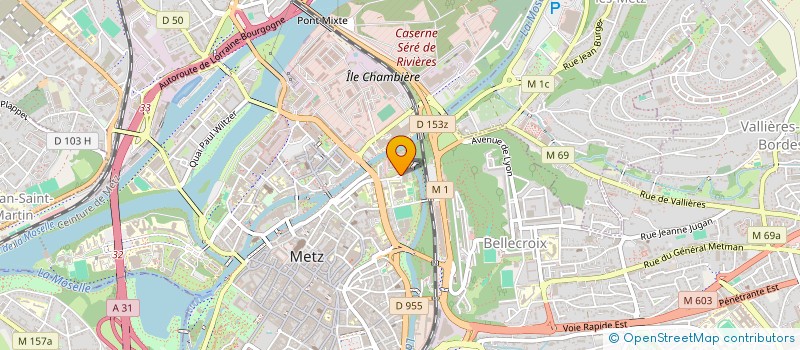 localisation de l'entreprise DIRECTION TERRITORIALE PROTECTION JUDICIAIRE JEUNESSE MOSELLE à METZ