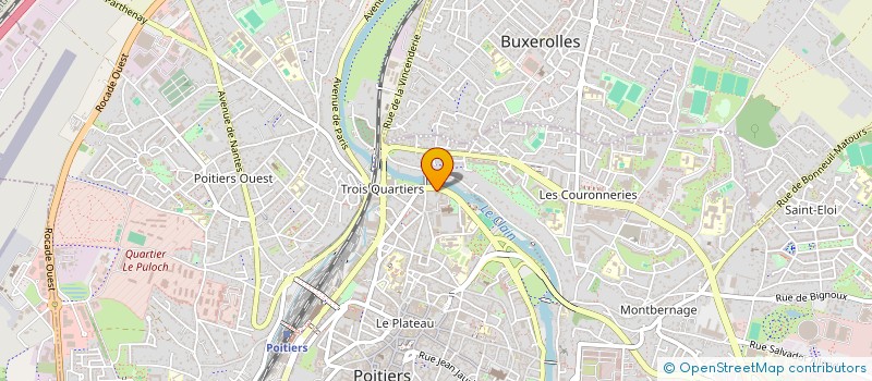 localisation de l'entreprise DIRECTION TERRITORIALE PROTECTION JUDICIAIRE JEUNESSE POITOU CHARENTES  POITIERS