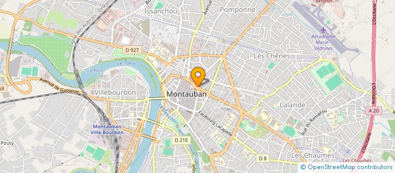 localisation de l'entreprise DIRECTION TERRITORIALE PROTECTION JUDICIAIRE JEUNESSE TARN ET GARONNE LOT GERS  MONTAUBAN