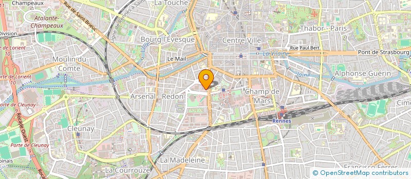 localisation de l'entreprise DIRECTION ZONALE DE LA POLICE NATIONALE DE L’OUEST à RENNES