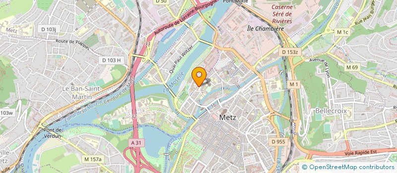 localisation de l'entreprise DIRECTION ZONALE DE LA SECURITE INTERIEURE EST à METZ