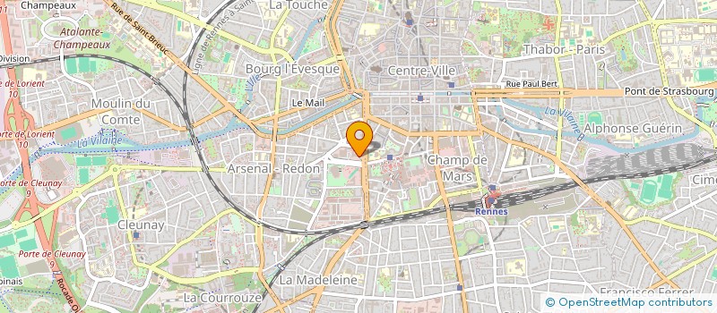 localisation de l'entreprise DIRECTION ZONALE DE LA SECURITE INTERIEURE OUEST à RENNES