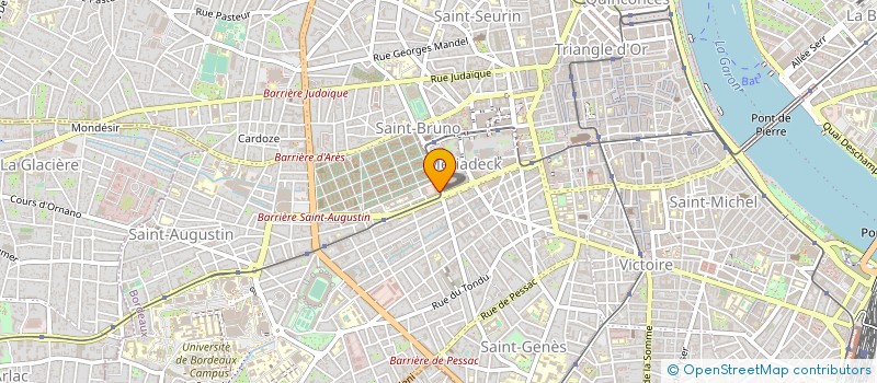 localisation de l'entreprise DIRECTION ZONALE DE LA SECURITE INTERIEURE SUD-OUEST à BORDEAUX