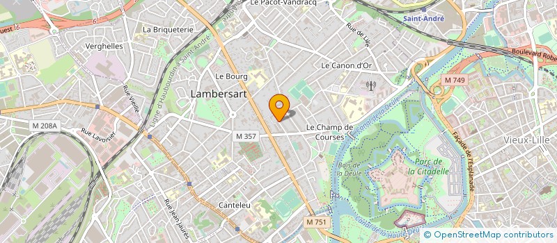 localisation de l'entreprise DIRECTION ZONALE DES COMPAGNIES REPUBLICAINES DE SECURITE NORD à LAMBERSART