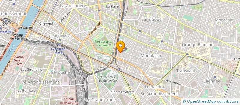localisation de l'entreprise DIRECTION ZONALE DES COMPAGNIES REPUBLICAINES DE SECURITE SUD-EST à LYON