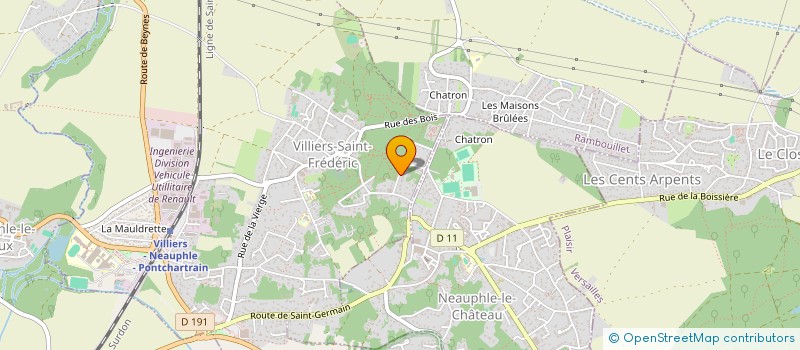 localisation de l'entreprise DIRECTIONS DE TRAVAUX IDF à VILLIERS-SAINT-FREDERIC