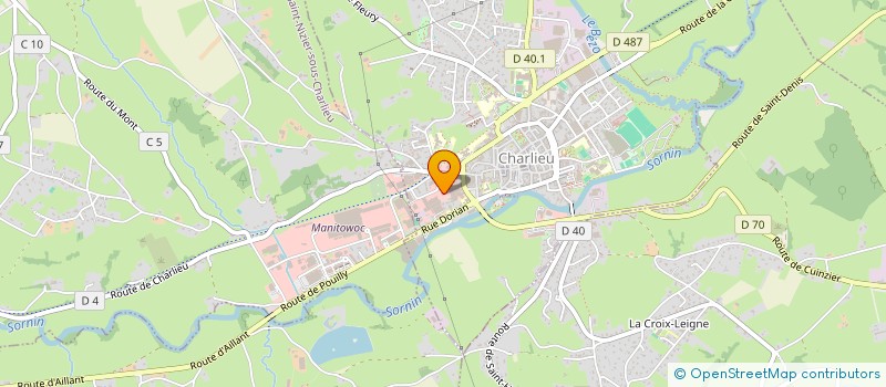 localisation de l'entreprise DIRECTIS à CHARLIEU