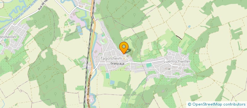 localisation de l'entreprise DIRECTISSIMO SUNDGAU  SAINT-BERNARD