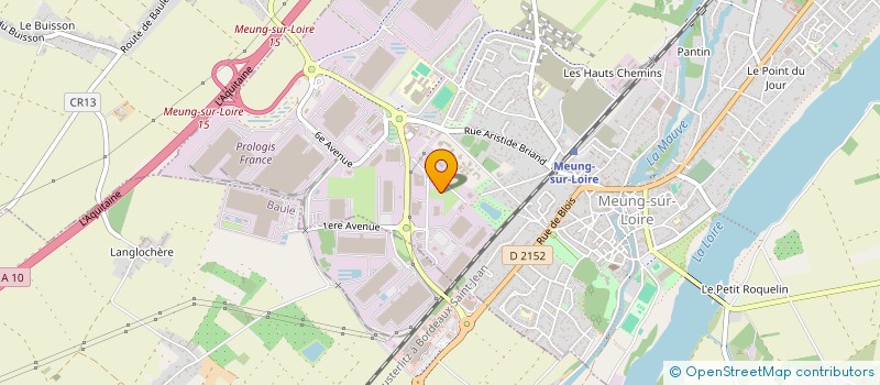 localisation de l'entreprise DIRECTLOG à MEUNG-SUR-LOIRE