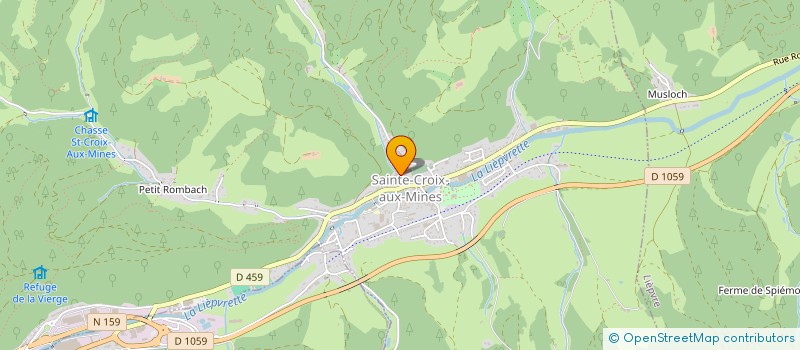 localisation de l'entreprise DIRECTMARCHE à SAINTE-CROIX-AUX-MINES