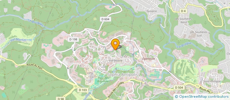 localisation de l'entreprise DIRECTOIRE BUSINESS SOPHIA ANTIPOLIS à VALBONNE