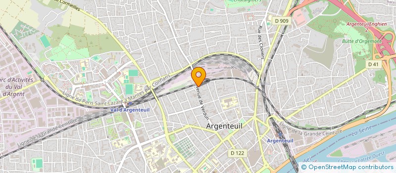 localisation de l'entreprise DIREKT KOMPUTER à ARGENTEUIL