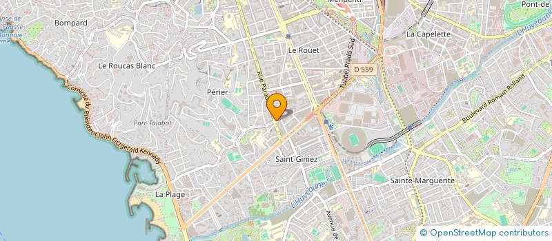 localisation de l'entreprise DIRELPH à MARSEILLE 8EME