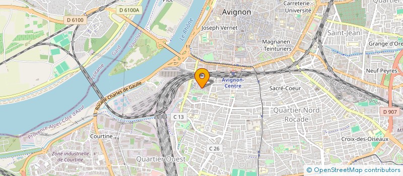 localisation de l'entreprise DIREN CONSTRUCTION  AVIGNON