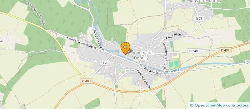 localisation de l'entreprise DIRESCO à DONNEMARIE-DONTILLY