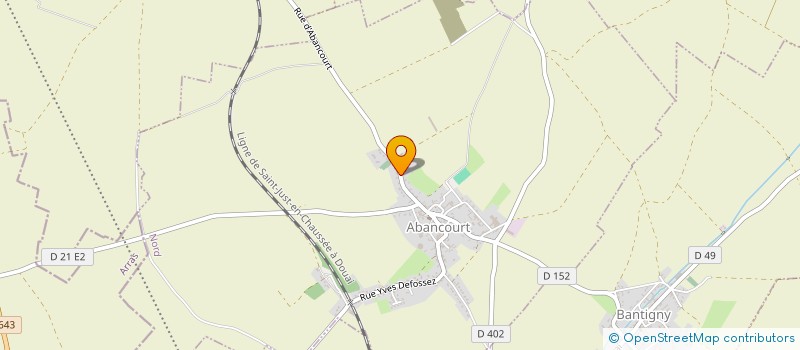 localisation de l'entreprise DIREVE  ABANCOURT