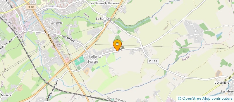 localisation de l'entreprise DIRFI - AUTO - FRANCE à LA SELLE-LA-FORGE