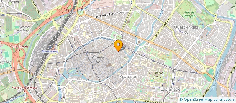 localisation de l'entreprise DIRIGEANTS TERRITORIAUX ET ANCIENS DE L'INET  STRASBOURG