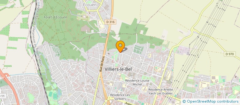 localisation de l'entreprise DIRIL IZBAS  VILLIERS-LE-BEL