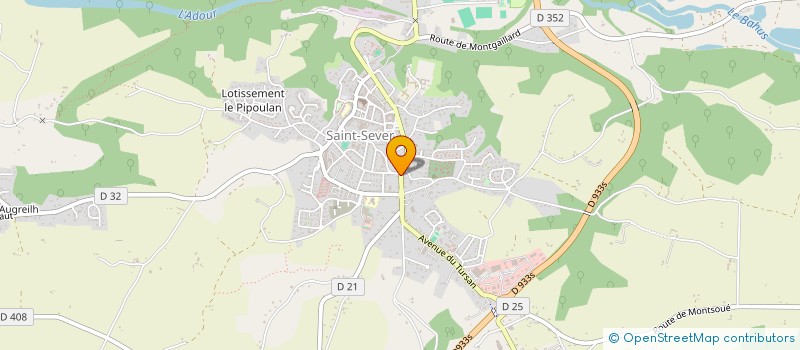 localisation de l'entreprise DIRIS ET ORIOU à SAINT-SEVER