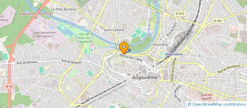 localisation de l'entreprise DIRISC à ANGOULEME