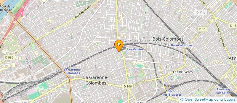 localisation de l'entreprise DIRLEX  LA GARENNE-COLOMBES