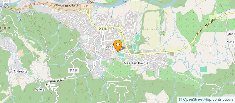 localisation de l'entreprise DIRLIDA à CERET