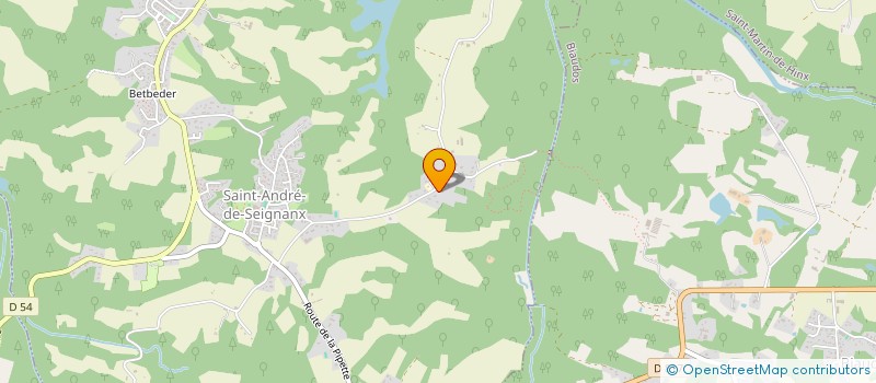 localisation de l'entreprise DIRO  SAINT-ANDRE-DE-SEIGNANX