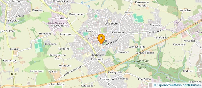 localisation de l'entreprise DIROAD à PLOUZANE