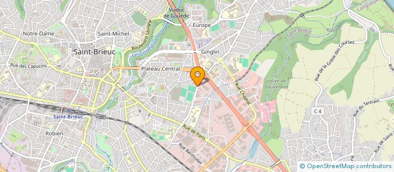 localisation de l'entreprise DIROU à SAINT-BRIEUC