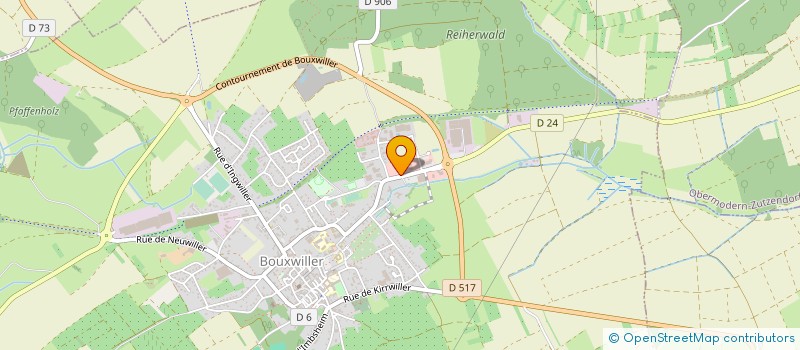 localisation de l'entreprise DIROY à BOUXWILLER